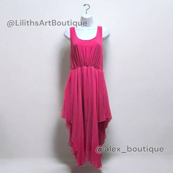 Renn Sheer Ruffle Midi Dress(C040)-Size M for Women - Picture 3 of 12